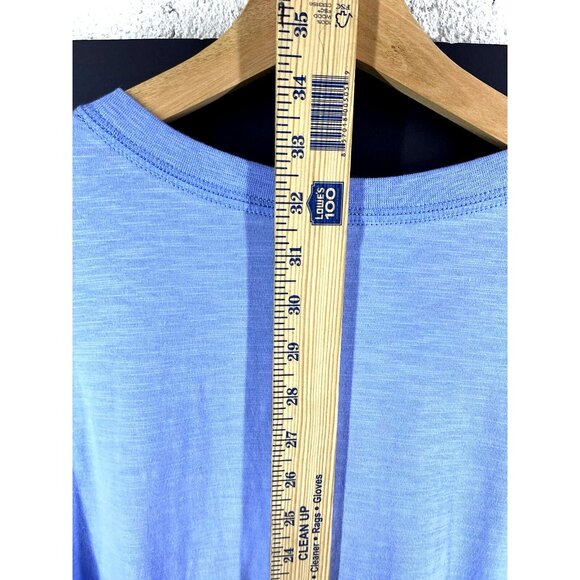 GAP Mens Blue Henley T-Shirt XXL Lightweight Cotton Blend Casual Top MSRP $34.95 - Picture 6 of 7